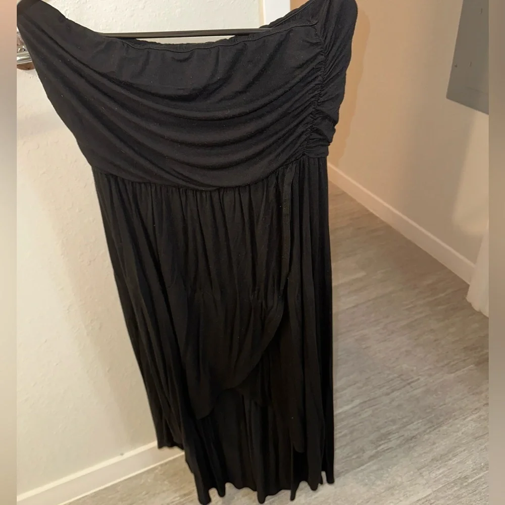 Charlotte Russe Cotton High Low Tube Dress